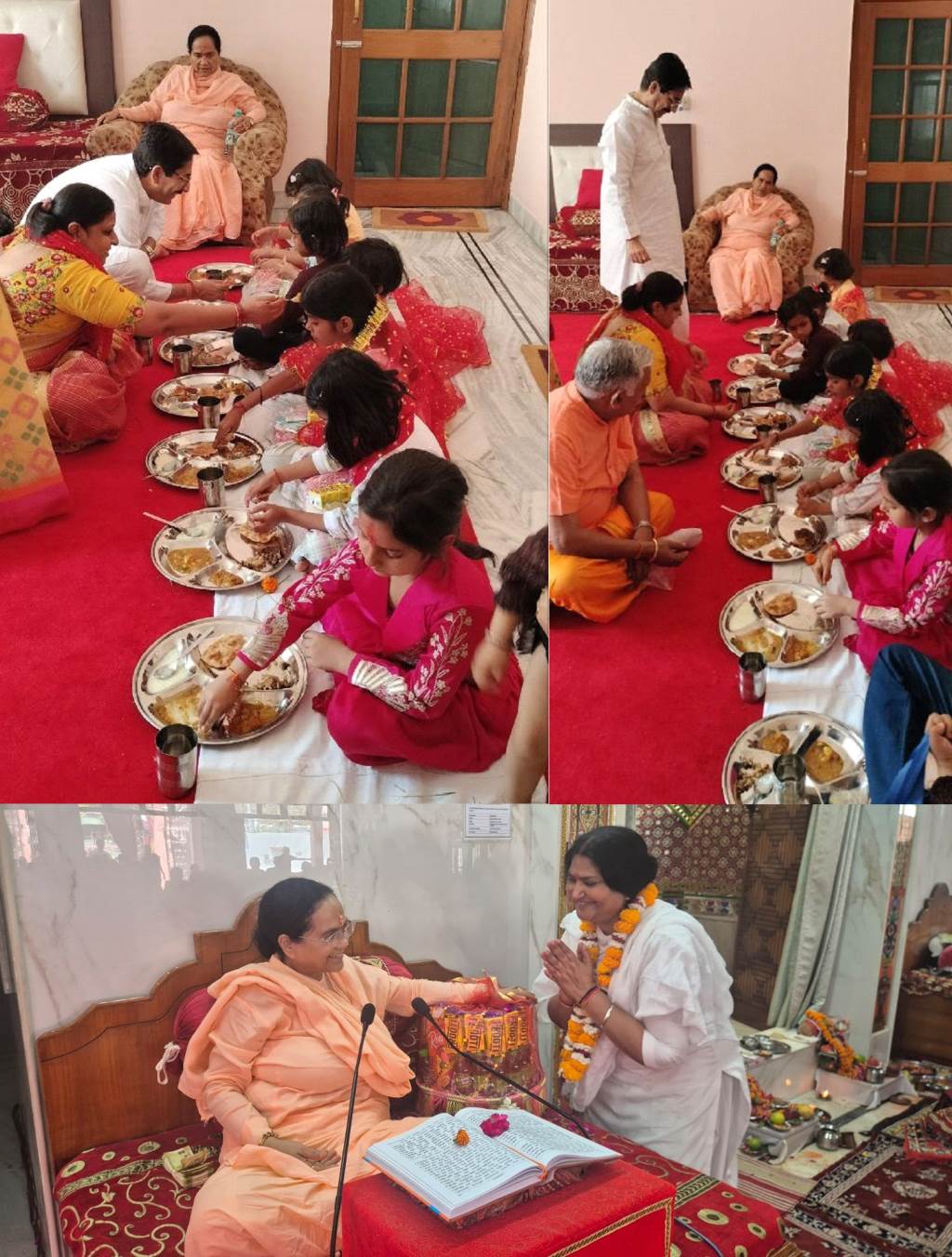 हवन कन्या पूजन कीर्तन व भंडारे के साथ आद्यशक्ति पीठ मां संतोषी आश्रम का नवरात्र महोत्सव संपन्न